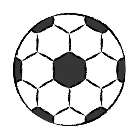 Premium Vector | Soccer ball on white background