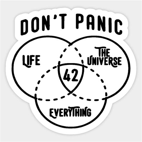 42 is the Answer Hitchhiker's Guide to the Galaxy Bright - Hitchhikers Guide To The Galaxy ...