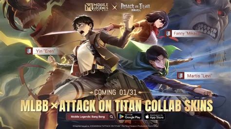 MLBB X Attack on Titan Collaboration Event Trailer Unveiled