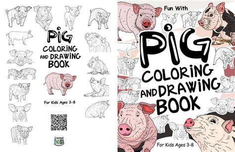 Pig Coloring and Drawing Book for Kids #96