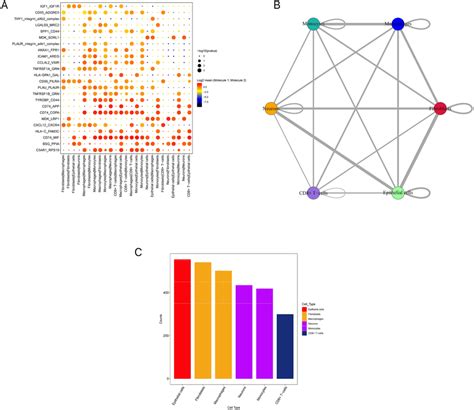 Analysis of receptor-ligand pairs. (A) Some ligand and receptor pairs ...