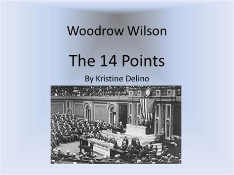 Woodrow Wilson's 14 Points