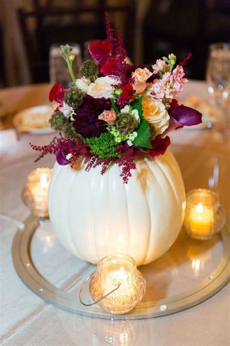 20+30+ Fall Wedding Centerpieces With Pumpkins – HOMYRACKS