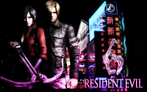 RE6 - leon x ada wallpaper by cyber-rayne on DeviantArt