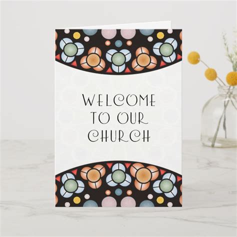 Welcome to Our Church Card | Zazzle.com | Welcome card, Cards, Custom ...