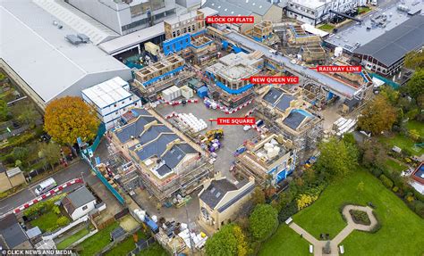 First look at EastEnders' £87million set: Aerial photos show all-new Albert Square taking shape ...