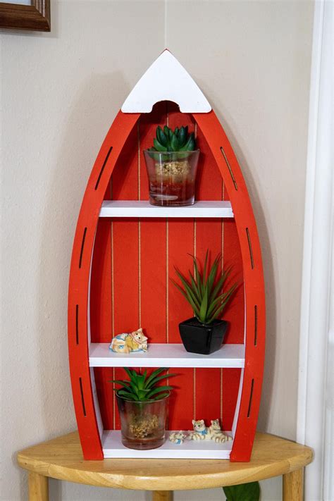 Nautical Wooden Boat Shelf Nautical Home Decor Room Decor | Etsy in 2020 | Nautical home, Boat ...