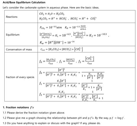 Acid/Base Equilibrium Calculation Let's consider the | Chegg.com