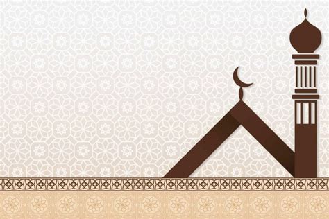 Islamic background with modern mosque silhouette. Looped animation ...