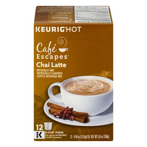 Save on Cafe Escapes Chai Latte K-Cups Order Online Delivery | Stop & Shop