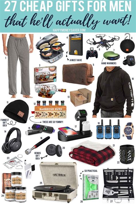 Cheap Gifts for Men in 2023 - Happy Money Saver | Cheap gifts for men, Cheap gifts, Baskets for men