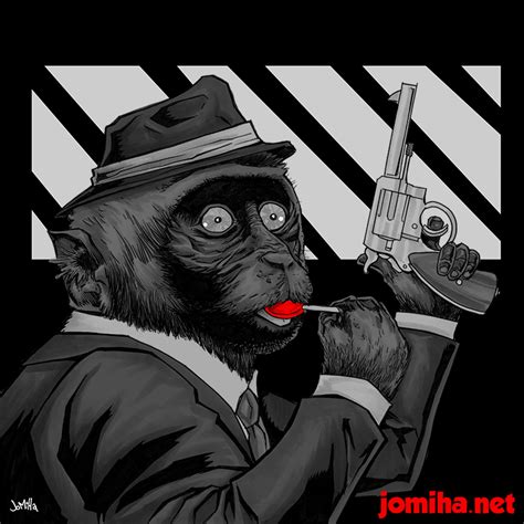 Monkey Gangsta! – THE ART of JOMIHA