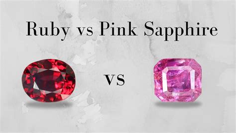 Ruby vs Pink Sapphire: Which Gemstone to Pick?