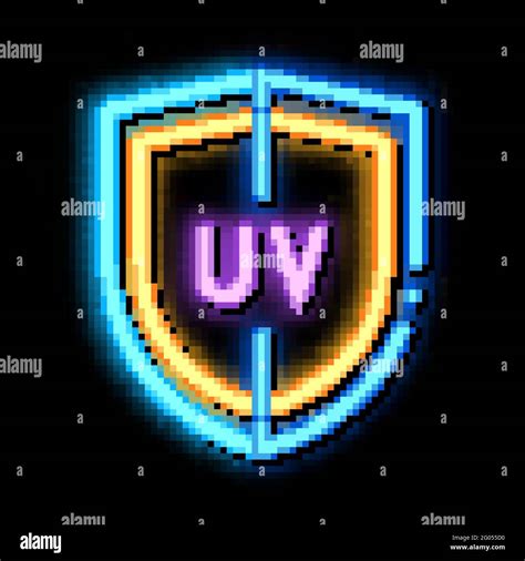 UV Protection neon glow icon illustration Stock Vector Image & Art - Alamy