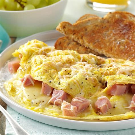 Ham and Swiss Omelet Recipe: How to Make It | Taste of Home