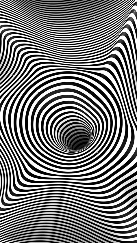 Download Hypnosis Circles Black Hole Wallpaper | Wallpapers.com