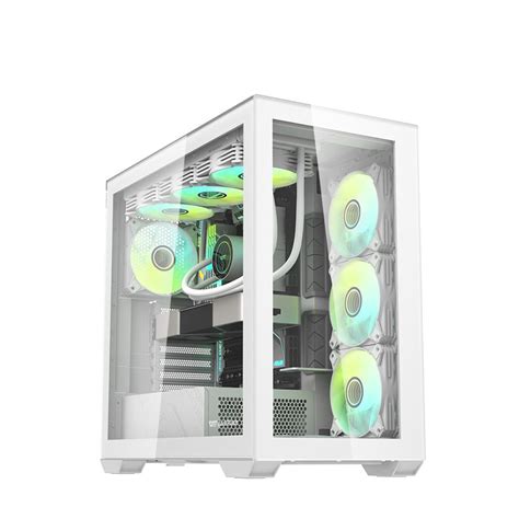 Darkflash DLX4000 Gaming Case White - 4 ARGB Fans