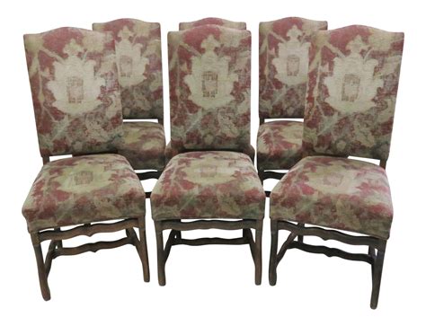 Italian Style Dining Chairs - Set of 6 | Chairish