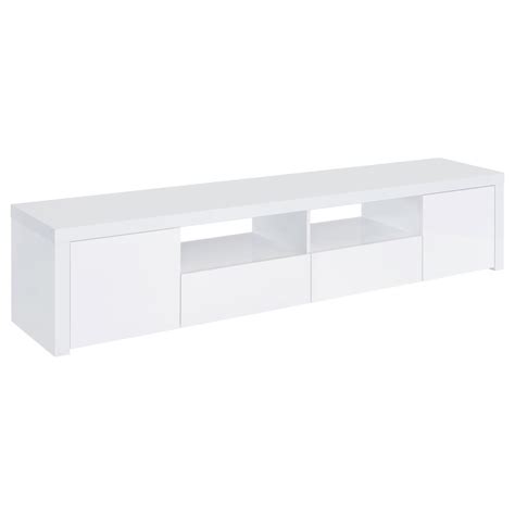 Modern White TV Console | Modern Furniture Cleveland | Designers ...