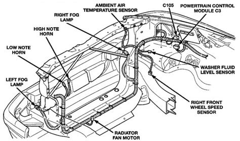 2001 Dodge Durango Front End Diagram