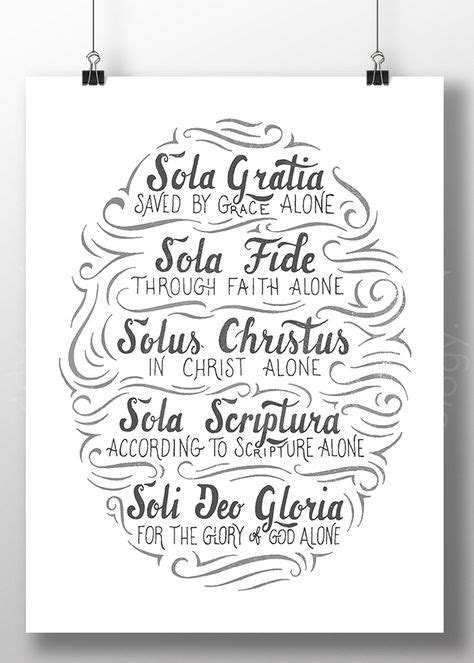 15 Best 5 Solas images | Reformation day, Sola scriptura, Reformation