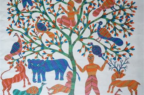 Symbolism of Gond Art of India is Revealed by Tribal Artist