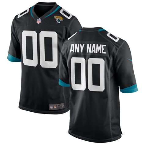 Jacksonville Jaguars Black Custom Alternate Game Jersey - jerseys2021