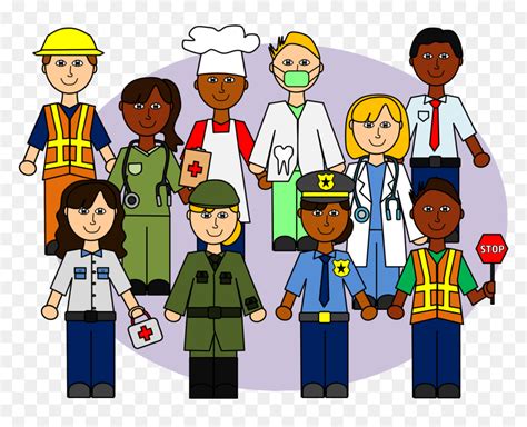 Community Helpers Clipart, HD Png Download - vhv