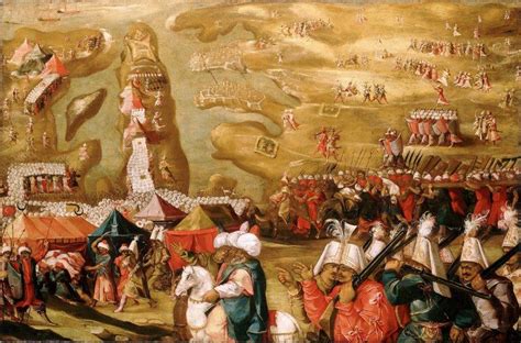 The siege of Malta(1565)-Siege and Bombardment of Saint Elmo, 27 May 1565. Grand Hall of the ...