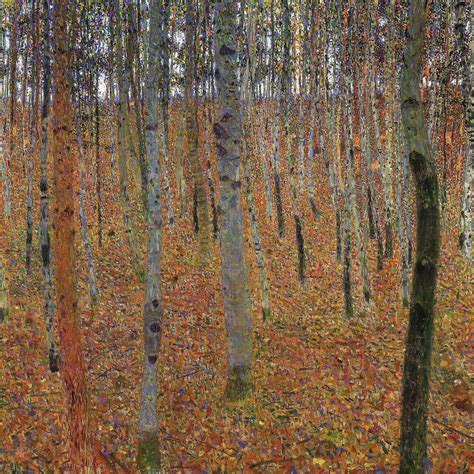 Birch forest Painting by Gustav Klimt - Fine Art America