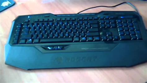 Roccat Isku Illuminated Gaming Keyboard Product Review + Driver Software Tour - YouTube