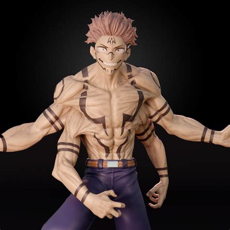 Ryomen Sukuna, Emanoel Ribeiro | Jujutsu, Anime figures, Anime