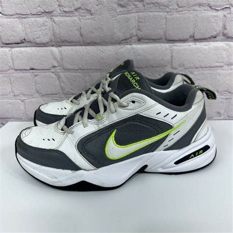 Nike Men's Air Monarch IV White Cool Grey Training Shoes 415445-100 ...