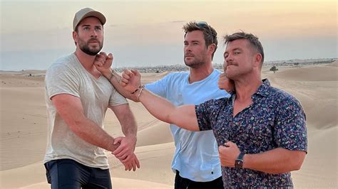 The Hemsworth Bros Take On Abu Dhabi!