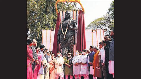 Statue of Savitribai Phule unveiled at SPPU - Hindustan Times