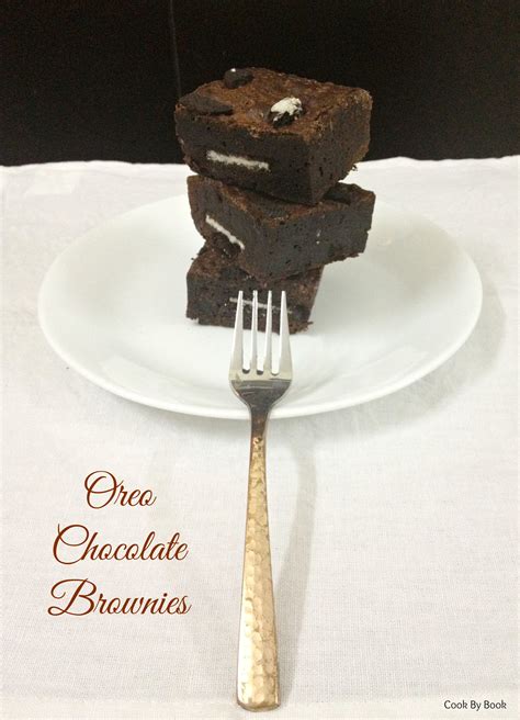 Oreo Chocolate Brownies - Cook By Book