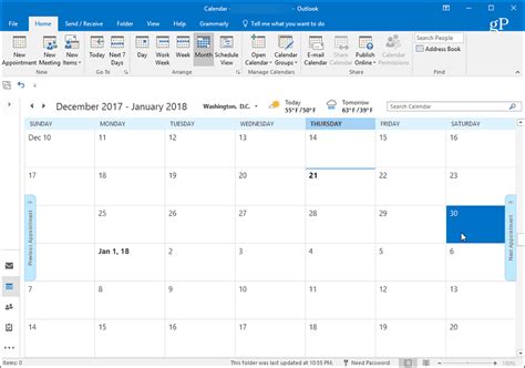 How To Create An Outlook Calendar Out Of Office Entry | groovypost