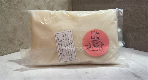 100% Pure Pork Leaf Lard Made From High Quality Locally Raised Animals, 1lb Bags - Etsy