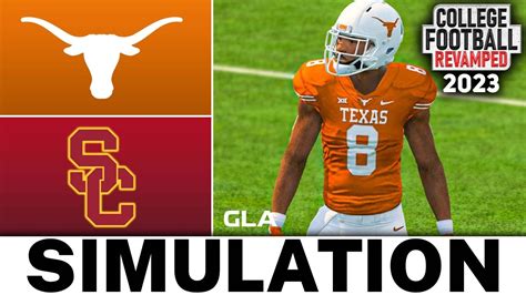 Texas vs. USC Simulation | NCAA 14 College Football Revamped 2023 ...