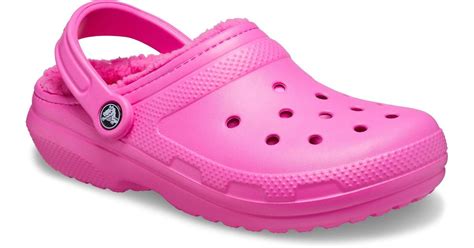 Crocs™ And Classic Lined Clog | Warm And Fuzzy Slippers in Electric ...