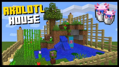 How to build a axolotl in minecraft - Builders Villa