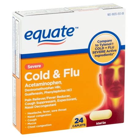 Equate Cold & Flu Relief UPC & Barcode | upcitemdb.com