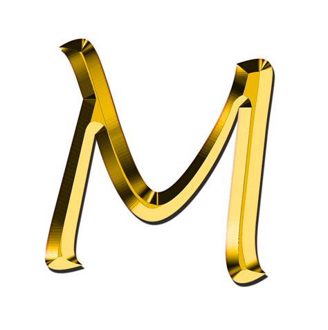 Letter M PNG transparent image download, size: 714x720px