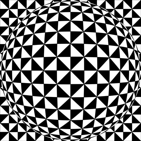 Geometric Sphere Black White Free Stock Photo - Public Domain Pictures