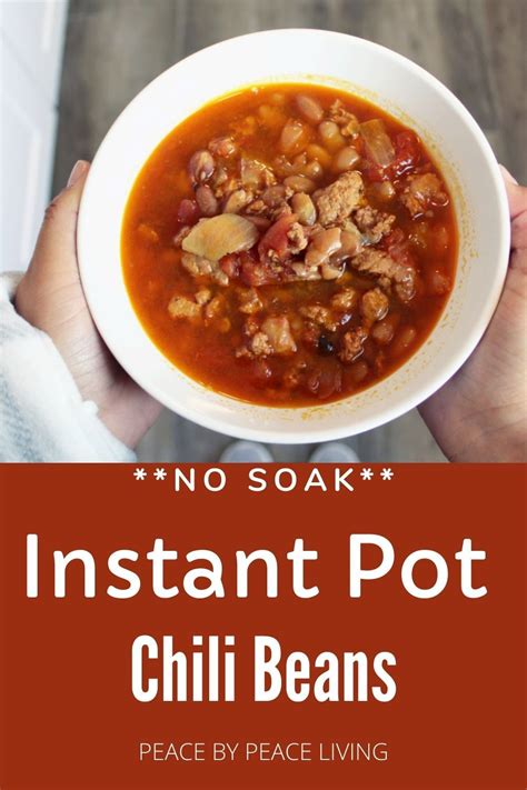 Use the Instant Pot to make no soak classic chili beans. #instantpot # ...