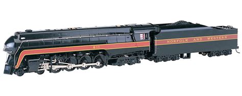 Bachmann HO Class J 4-8-4 & Tender Locomotive, Norfolk & Western, No ...