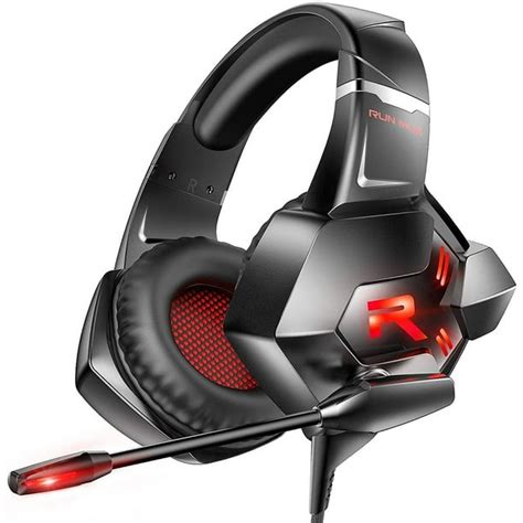 RUNMUS K11 Gaming Headset, Xbox One PS4 Headset with 7.1 Surround Sound ...