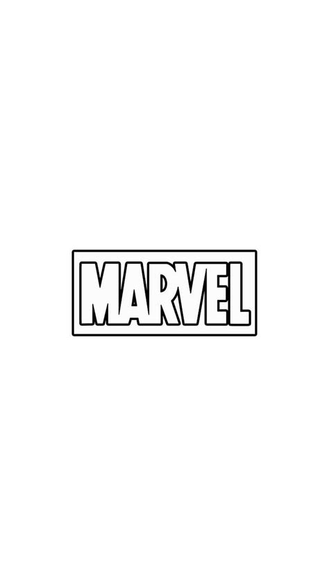 Marvel Black And White, Marvel Logo HD phone wallpaper | Pxfuel