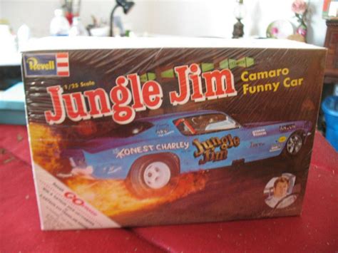 Jungle Jim Camaro funny car Revell model kit. RARE still in its ...