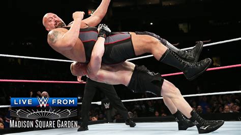 Brock Lesnar vs. Big Show: Live from Madison Square Garden - YouTube